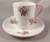 Vintage Miniature Shelley Cup and Saucer Bridal Rose / Rose Spray