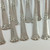 16pce Art Deco Vintage Danish Silver Plate Hammered Cutlery Set Spoons & Forks
