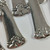 16pce Art Deco Vintage Danish Silver Plate Hammered Cutlery Set Spoons & Forks