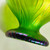 Large Antique Art Nouveau Iridescent Art Glass Vase Bowl with frog