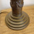 Antique Brass Column Table Lamp & shade