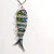 Vintage Italian Sterling Silver Enamel Fish Pendant on Chain