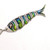 Vintage Italian Sterling Silver Enamel Fish Pendant on Chain