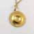 Danish Georg Jensen Gilded Sterling Silver Enamel Marguerite Daisy Pendant