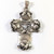 Vintage Art Deco Danish 830S Silver Acorn & Oak Leaf Cross Pendant Gustav Adolf