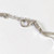 Danish Sterling Silver Randers Hand Made Modernist Wave Necklace 