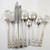 Vintage 75 pce Hampton Court Coronation Oneida Community Silver Plate Cutlery Set 8 Person