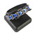 Vintage Danish Sterling Silver Blue Enamel Bracelet Volmer Bahner