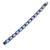 Vintage Danish Sterling Silver Blue Enamel Bracelet Volmer Bahner