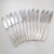 Retro Vintage Columbine Danish Silver Plate Cutlery flatware set for 12 people 