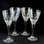 4 Vintage Stuart Crystal Madison White Wine Glasses 4 Vintage Stuart Crystal Madison White Wine Glasses