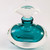  Australian Teal Art Glass Perfume Bottle Maureen Williams 
