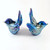 Australian Alan Fox Studio Art Glass Pair of Birds Australian Alan Fox Studio Art Glass Pair of Birds