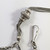Antique 800 Silver Fancy Link Fob Watch Chain with Slider & Tassel