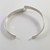 Vintage Sterling Silver 3 Band Wave Design Cuff Bangle