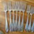 Antique Danish Silver Plate Cutlery Set Empire