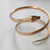 Antique Art Deco 9ct Rose Gold Silver Lined Armlet or Bracelet