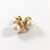 Vintage 9ct gold 6.5mm Cultured Pearl Earrings