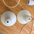 2 Vintage Danish Focus Confetti Pendant Lights Bonderup & Thorup
