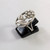 Vintage Danish Hans Jensen 830S Silver Flower Ring