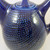 Vintage Rorstrand Blue Fire Bla Eld Tea Pot Hertha Bengtson