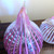 Murano Livio Seguso Pink Striped Art Glass Birds for Seguso Vetri d'Arte 