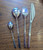  8 person Vintage Lundtofte Denmark Stainless Steel Fuga Cutlery Set