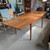 Mid Century Danish Teak & Teak Veneer Extension Dining Table 6-10 people
