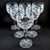 6 Vintage Waterford Crystal Tralee White Wine Hock Glasses