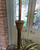 Antique Bronze Floor Lamp with Pleated shade