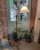 Antique Bronze Floor Lamp with Pleated shade