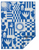 Brand New Klippan Eco Lambs Wool Baby Blanket Moomin Play Blue