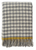 Brand New Klippan brushed Lambs Wool Blanket Dogtooth Grey