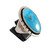  Vintage Solid Silver & Turquoise Native American Navajo Ring Morgan Apache