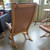 2 Vintage Danish Mogens Hansen Beech & Leather Easy Chairs 