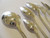  Vintage Hampton Court Coronation Oneida Community Silver Plate Cutlery Set 45 Piece 6 Person