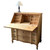 Vintage Danish Secretaire, Writing Bureau or Desk in French Oak with Cabriole Legs