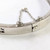  Art Deco Vintage French Open Work Silver hinged bangle 