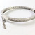  Art Deco Vintage French Open Work Silver hinged bangle 