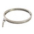  Art Deco Vintage French Open Work Silver hinged bangle 