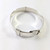 Vintage Sterling Silver hinged bangle Belt Buckle Bangle