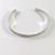 Vintage Sterling Silver William Morris Style Floral Cuff Bangle