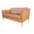 Vintage Danish Tan Leather 2 seater Stouby sofa ex condition. 