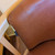 Pair Vintage Danish Skalma Cognac Tan Leather Armchairs