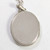 Antique Aesthetic Floral Design Sterling Silver Locket on 60cm Chain