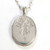 Antique Aesthetic Floral Design Sterling Silver Locket on 60cm Chain