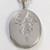 Antique Aesthetic Floral Design Sterling Silver Locket on 60cm Chain