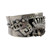 Vintage Mexican  Faus F Sterling Silver & Smokey Quartz Cuff Bangle Bracelet