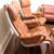 Vintage Leather High back Nielaus and Jeki Mobler Bentwood Lounge Chairs 