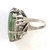 Vintage Sterling Silver New Zealand Greenstone Jadeite Ring